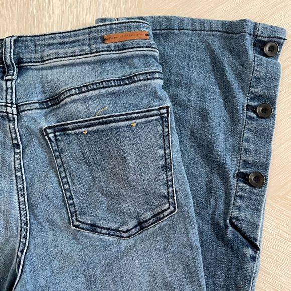 Anthropologie Denim - Anthropologie Pilcro Women’s 26 High-Rise Bootcut Button Hem Jeans RARE